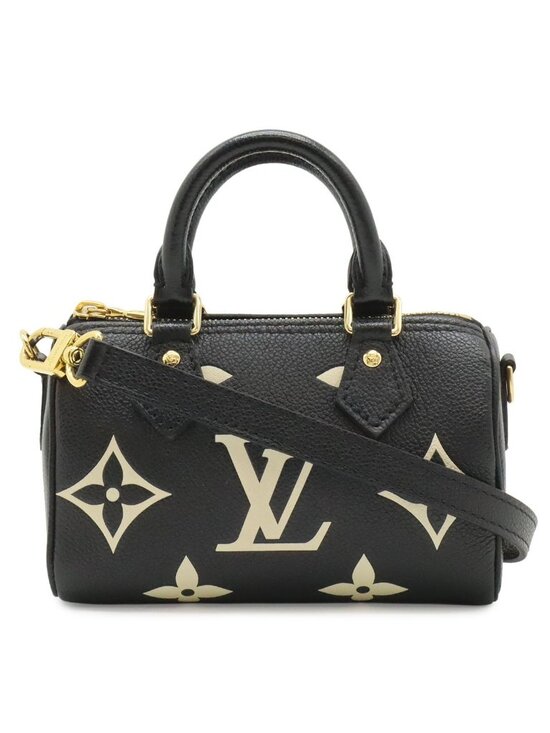 Louis Vuitton Handbags - Louis Vuitton Monogram Empreinte Nano Speedy Mini Bag 2-Way Bicolor Black